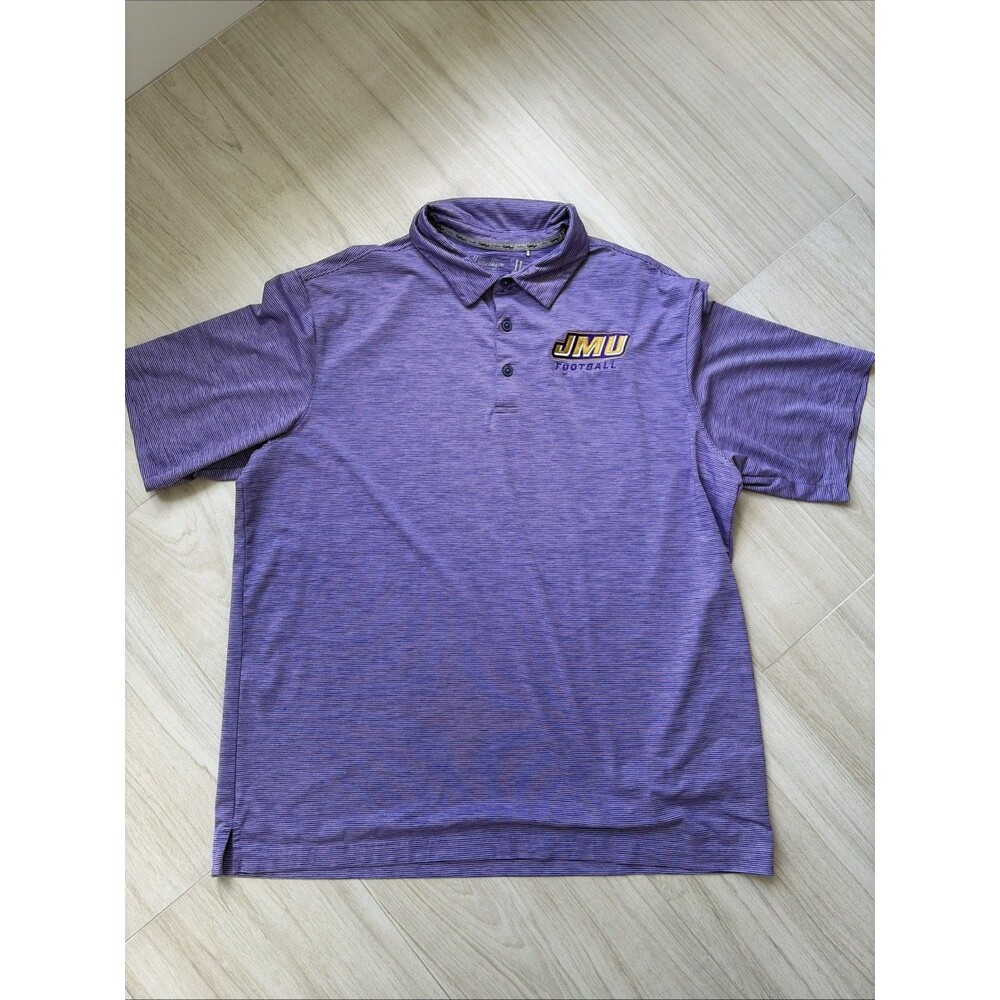 James Madison JMU Dukes FootballWalter Hagen Dri Fit Polo Men’s XL Performance